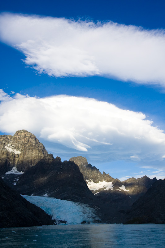 Clouds Above Drygalski Fjord